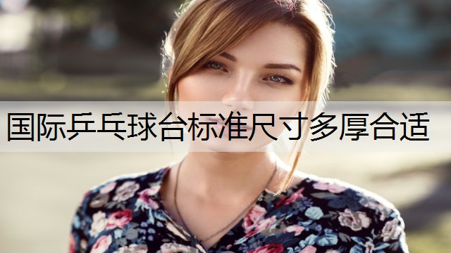 国际乒乓球台标准尺寸多厚合适