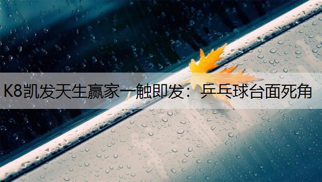 K8凯发天生赢家一触即发：乒乓球台面死角