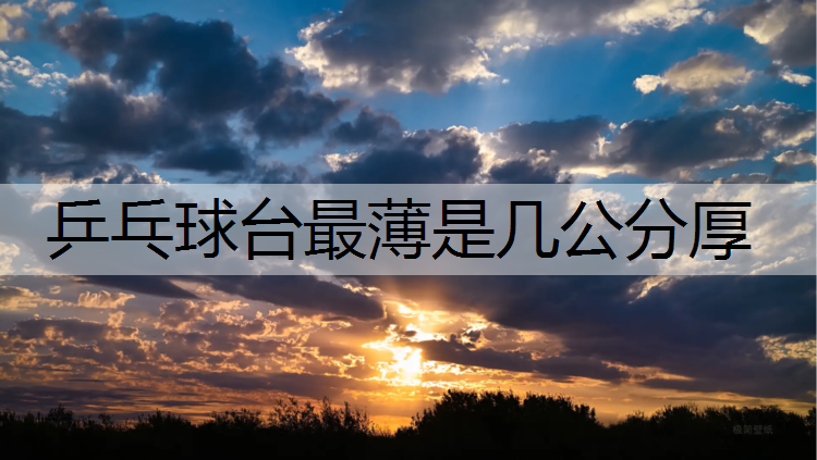 乒乓球台最薄是几公分厚