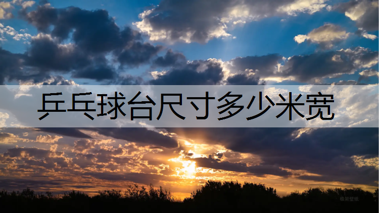 乒乓球台尺寸多少米宽