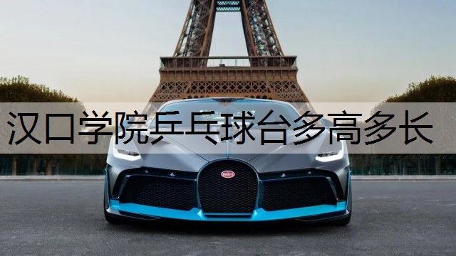 汉口学院乒乓球台多高多长