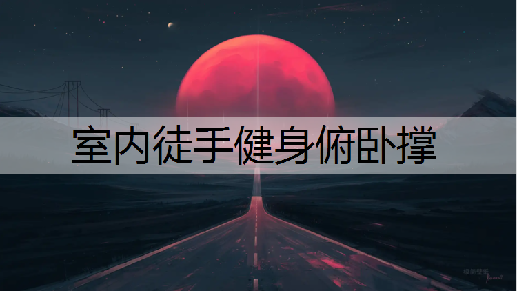 室内徒手健身俯卧撑